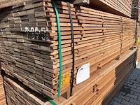 Guyana teak beschoeiingsplanken 3000x100x20mm (207x) - afbeelding 4 van  4