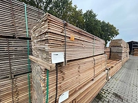 Guyana teak beschoeiingsplanken 3000x100x20mm (207x) - afbeelding 4 van  4