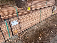 Guyana teak beschoeiingsplanken 3000x100x20mm (207x) - afbeelding 4 van  4