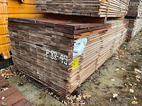 Guyana teak beschoeiingsplanken 3000x100x20mm (207x) - afbeelding 4 van  4