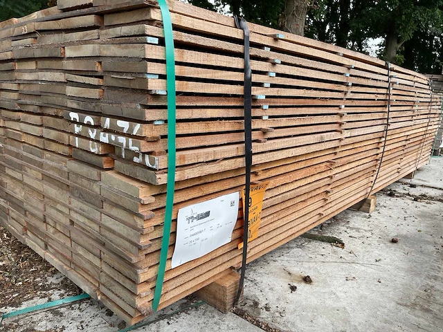 Guyana teak beschoeiingsplanken 3000x150x20mm (60x) - afbeelding 2 van  3