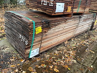 Guyana teak beschoeiingsplanken 3000x200x20mm (115x) - afbeelding 4 van  4