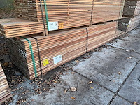 Guyana teak beschoeiingsplanken 3500-4500x100x20mm (207x) - afbeelding 4 van  4