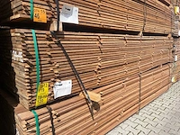 Guyana teak beschoeiingsplanken 4000x100x20mm (100x) - afbeelding 4 van  4