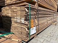 Guyana teak beschoeiingsplanken 4000x100x20mm (107x) - afbeelding 4 van  4