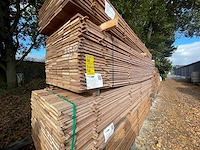 Guyana teak beschoeiingsplanken 4000x150x20mm (69x) - afbeelding 4 van  4