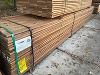 Guyana teak beschoeiingsplanken 4500x100x20mm (100x) - afbeelding 4 van  4