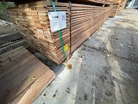 Guyana teak beschoeiingsplanken 5000-5500x100x20mm (207x) - afbeelding 4 van  4