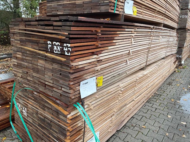Guyana teak beschoeiingsplanken 5000x100x20mm (207x) - afbeelding 4 van  4