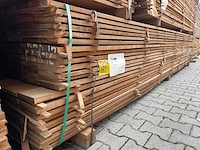 Guyana teak beschoeiingsplanken fijnbezaagd 4500x150x20mm (138x) - afbeelding 4 van  4