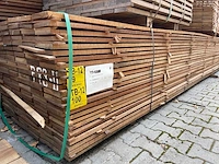 Guyana teak beschoeiingsplanken fijnbezaagd 5000x150x20mm (69x) - afbeelding 4 van  4