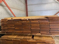 Guyana teak geschaafd 1850x145x21mm (65x) - afbeelding 3 van  3