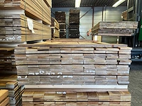 Guyana teak hardhouten planken geschaafd 16x90mm, lengte 300cm (172x) - afbeelding 3 van  3