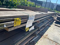 Guyana teak hardhouten vlonderplanken 21x145mm, lengte 500cm (18x) - afbeelding 2 van  3