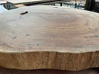 Guyana teak houten schijf 1000mm - afbeelding 1 van  3