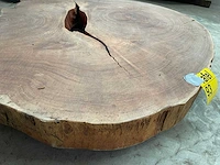 Guyana teak houten schijf 1000mm - afbeelding 1 van  3