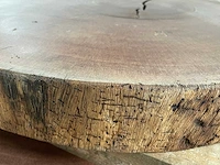 Guyana teak houten schijf 1300mm - afbeelding 3 van  3