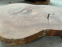 Guyana teak houten schijf 1300mm - afbeelding 1 van  3
