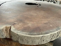 Guyana teak houten schijf 1700mm - afbeelding 2 van  3