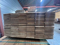 Guyana teak kopse veer en groef (buitenparket) 950x145x21mm (120x) - afbeelding 3 van  3