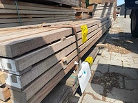 Guyana teak latten geschaafd 1850-3650x50x27mm (90x) - afbeelding 1 van  3