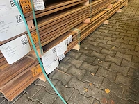 Guyana teak latten geschaafd 4600-5500x40x21mm (105x) - afbeelding 4 van  4