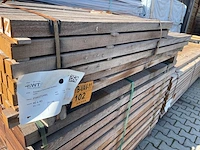 Guyana teak palen fijnbezaagd 1000-1500x40x40mm (138x) - afbeelding 2 van  3