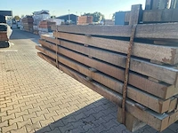 Guyana teak palen fijnbezaagd 1000-1500x40x40mm (138x) - afbeelding 2 van  3