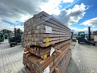 Guyana teak palen fijnbezaagd 3050x68x68mm (56x) - afbeelding 4 van  4