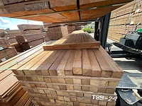 Guyana teak palen fijnbezaagd 3050x68x68mm (56x) - afbeelding 1 van  4