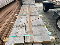Guyana teak planken fijnbezaagd 2750x158x33mm (10x) - afbeelding 1 van  3