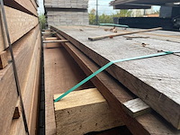 Guyana teak planken fijnbezaagd 2750x158x33mm (10x) - afbeelding 2 van  3