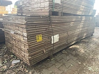 Guyana teak planken fijnbezaagd 3500x100x20mm (225x) - afbeelding 4 van  4