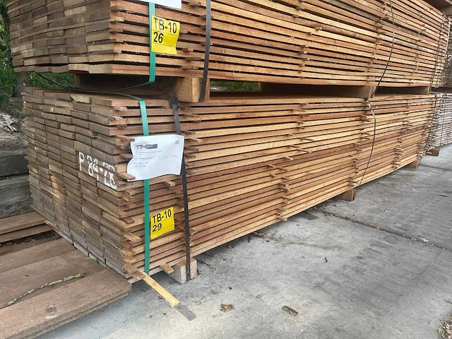 Guyana teak planken fijnbezaagd 3500x150x20mm (138x) - afbeelding 4 van  4