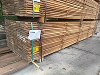 Guyana teak planken fijnbezaagd 3500x150x20mm (138x) - afbeelding 4 van  4