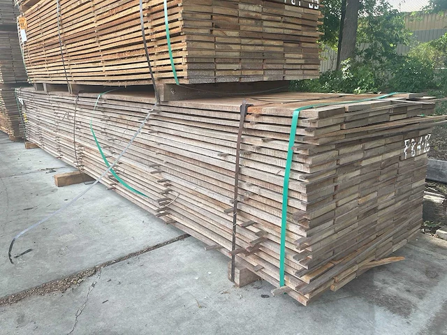 Guyana teak planken fijnbezaagd 4500x150x20mm (138x) - afbeelding 4 van  4