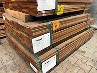 Guyana teak planken geschaafd 1250-1550x70x27mm (118x) - afbeelding 4 van  4