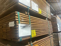 Guyana teak planken geschaafd 1250x145x21mm (84x) - afbeelding 4 van  4