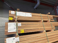 Guyana teak planken geschaafd 1500-2500x90x16mm (207x) - afbeelding 4 van  4