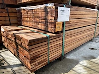 Guyana teak planken geschaafd 1550-1850x140x25mm (156x) - afbeelding 4 van  4