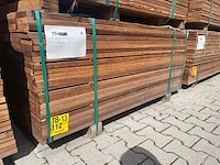 Guyana teak planken geschaafd 1550x140x25mm (161x) - afbeelding 4 van  4