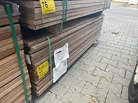 Guyana teak planken geschaafd 1550x145x21mm (123x) - afbeelding 4 van  4