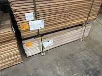 Guyana teak planken geschaafd 1550x70x27mm (134x) - afbeelding 4 van  4