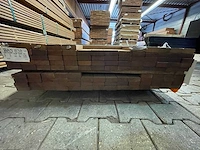 Guyana teak planken geschaafd 1850-2150x70x27mm (117x) - afbeelding 3 van  3