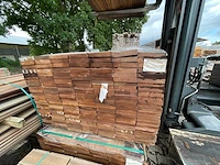 Guyana teak planken geschaafd 1850x140x25mm (161x) - afbeelding 3 van  3