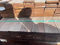 Guyana teak planken geschaafd 2150-2750x140x25mm (122x) - afbeelding 3 van  3