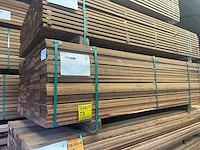 Guyana teak planken geschaafd 2150x140x25mm (140x) - afbeelding 4 van  4