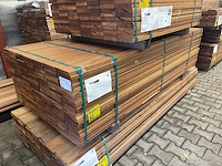 Guyana teak planken geschaafd 2150x140x25mm (140x) - afbeelding 4 van  4