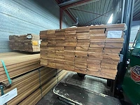 Guyana teak planken geschaafd 2150x140x25mm (70x) - afbeelding 3 van  3