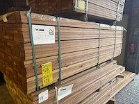 Guyana teak planken geschaafd 2150x90x25mm (126x) - afbeelding 4 van  4
